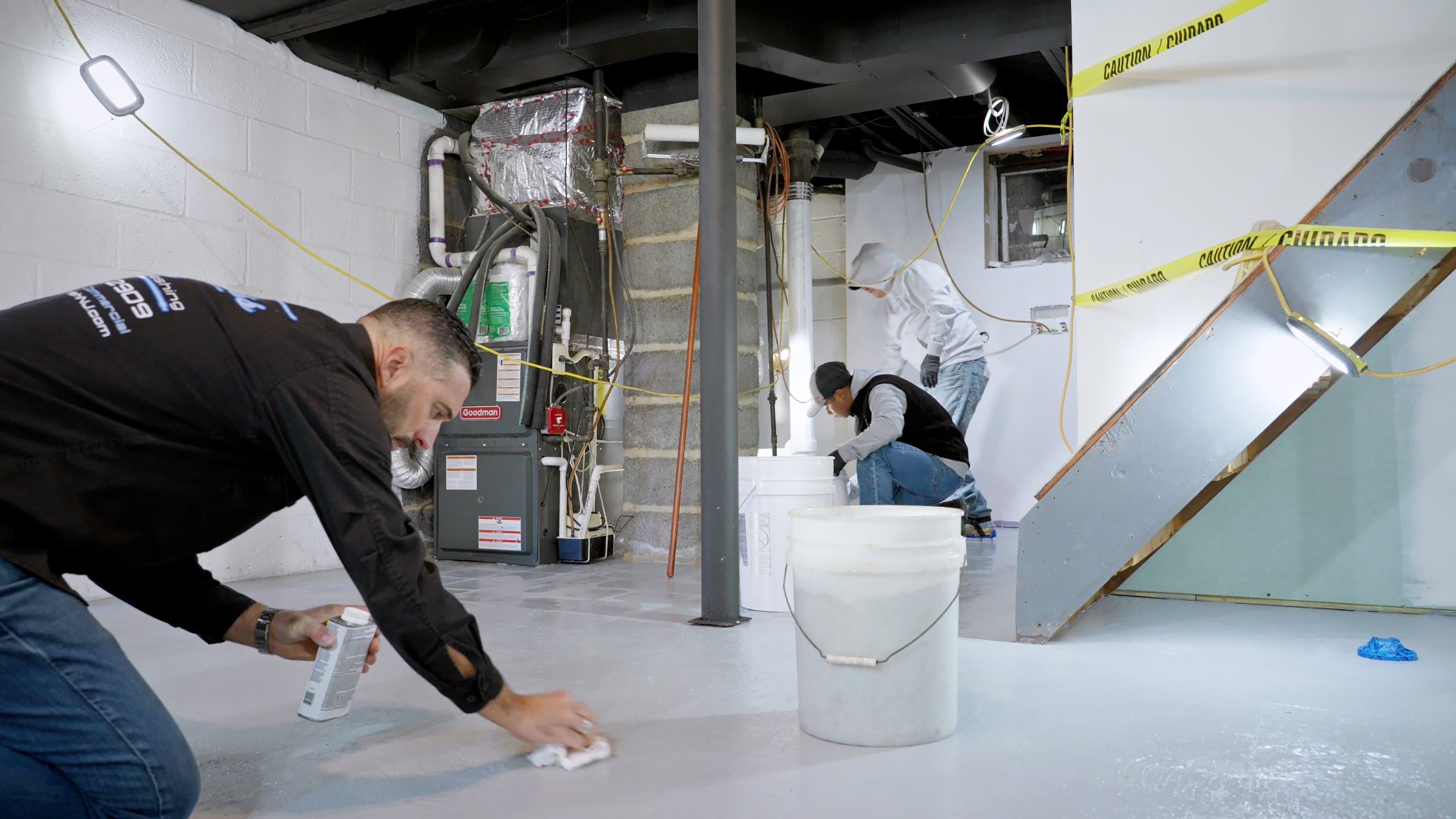 What an Epoxy Floor Installation Looks Like